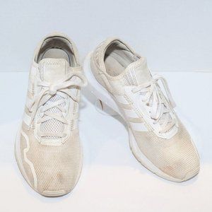 Men's Adidas Swift Run White Mesh 698001 Sneaker Shoe Size 10 FY2117 MALE